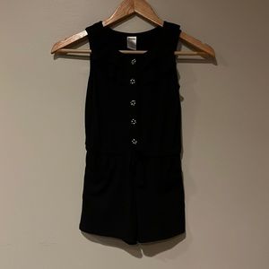 Gymboree Girls size 7 Black Romper
